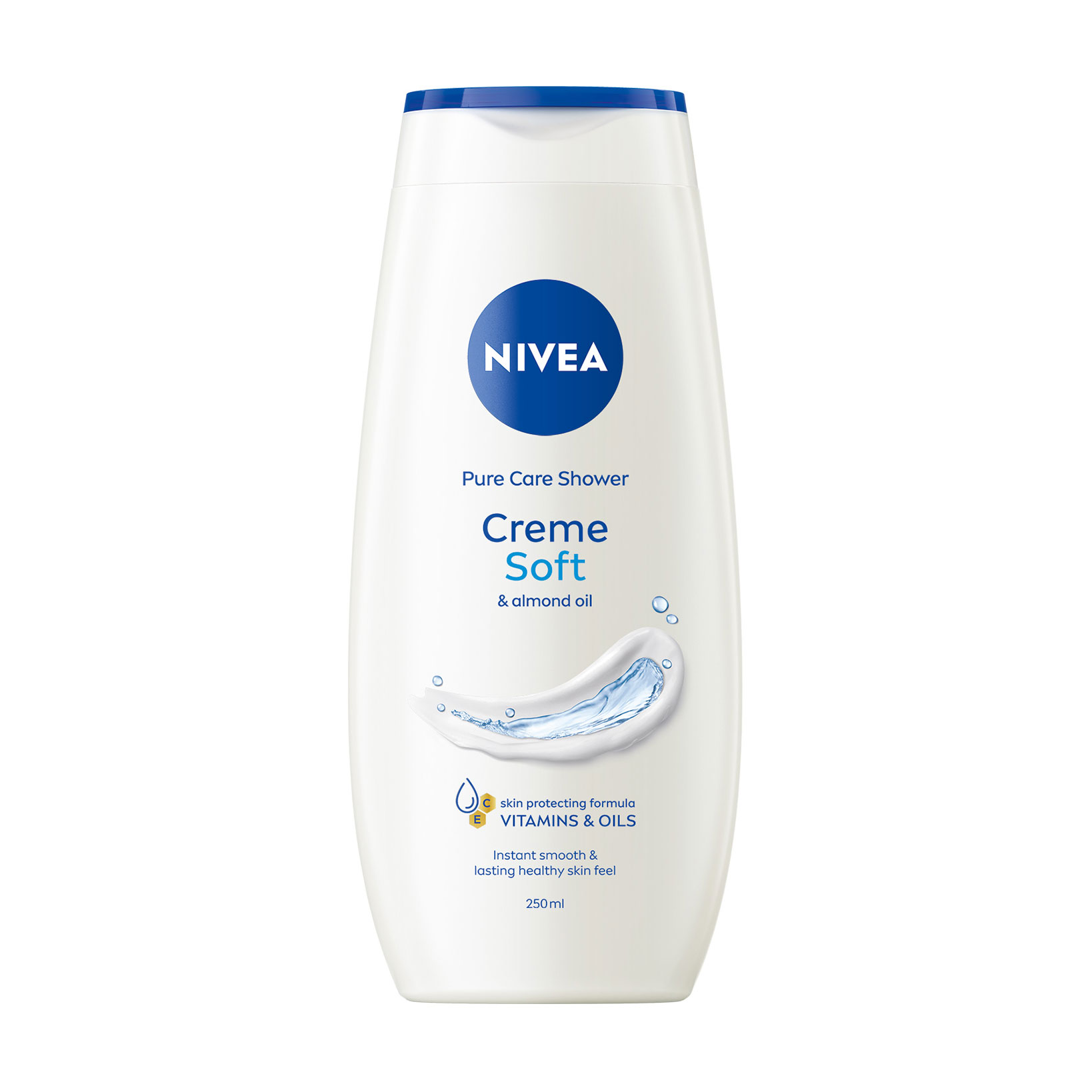 Гель-догляд для душу NIVEA Creme Soft і мигдалева олія, 250 мл